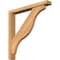 Ekena Millwork Funston Block Smooth Bracket w/ Offset Brace, Western Red Cedar, 3 1/2"W x 24"D x 24"H BKT0402X24X24FST05SWR - alternate 1